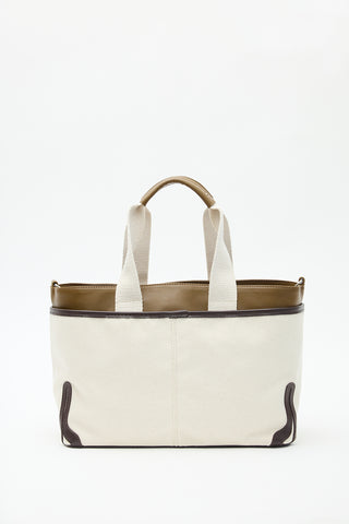 Nomad Pocket Canvas Tote Bag Brown