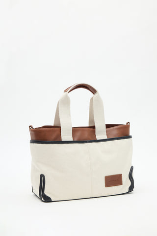 Nomad Pocket Canvas Tote Bag Black