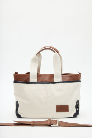 Nomad Pocket Canvas Tote Bag Black