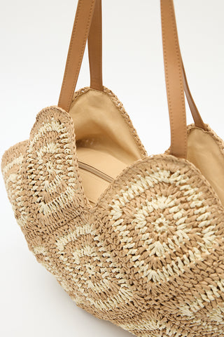 Elora Straw Bag Beige
