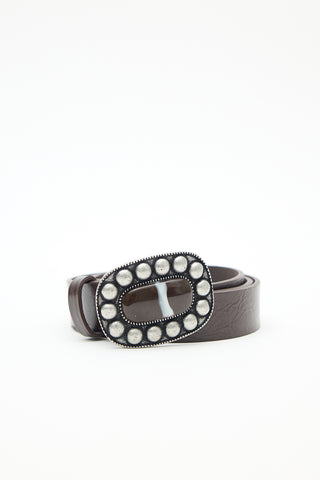 Mara Buckle Belt Brown
