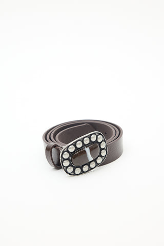 Mara Buckle Belt Brown