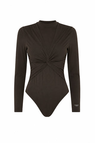 Knotted Surf Suit Brown