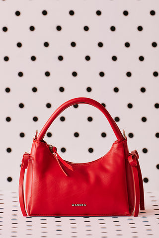 Camila Mini Bow Bag Red