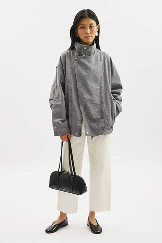 Washed Effect Statement Jacket Indigo