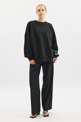 Classic Pleated Trousers Black