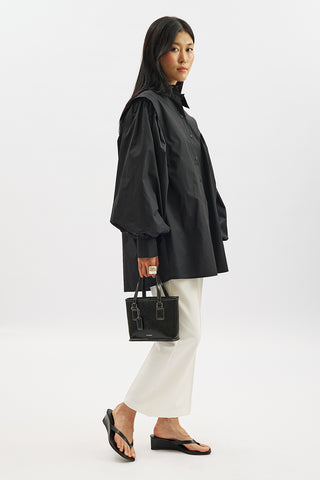 Nora Statement Shirt Black