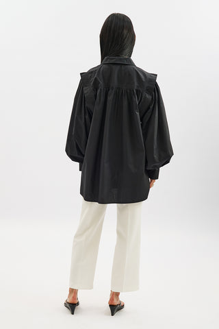 Nora Statement Shirt Black