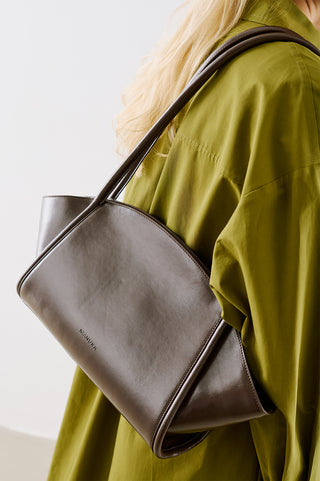 Rebel Shoulder Bag Dark Brown
