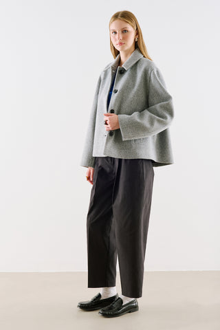 Premium Single Breasted Coat Grey