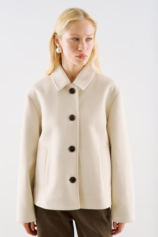 Premium Single Breasted Coat Beige