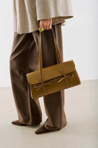 Misty Flap Shoulder Bag Olive Green