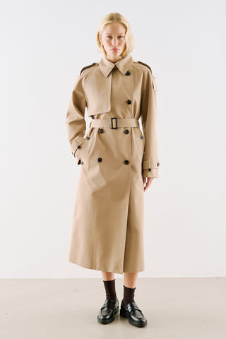 North Double Breasted Trench Coat Camel