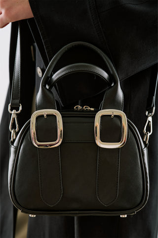Tabby Medium Buckle Bag Black