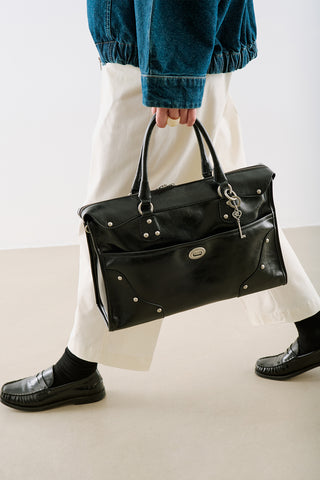 Chelsea Large Buckle Bag Black