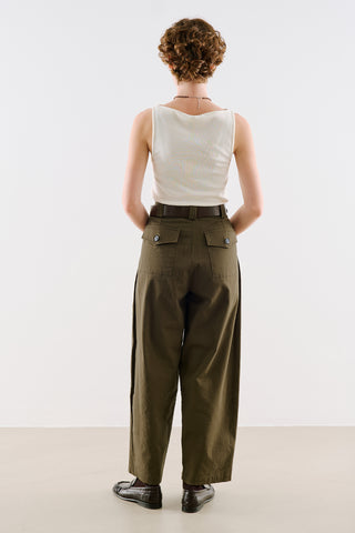 Barrel Trousers Khakı