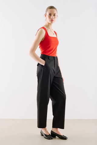 Barrel Trousers Black