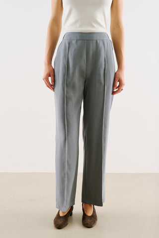 Relaxed Straight-Leg Trousers Indigo