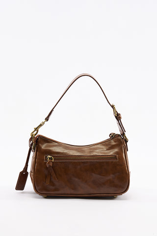 Twin-Buckle Mini Bag Camel
