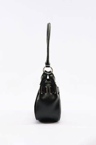 Freya Buckle Shoulder Bag Black
