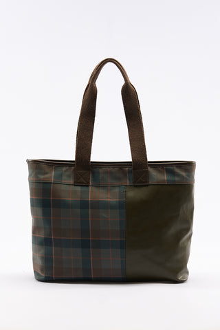 Checked Chelsea Tote Bag Khaki