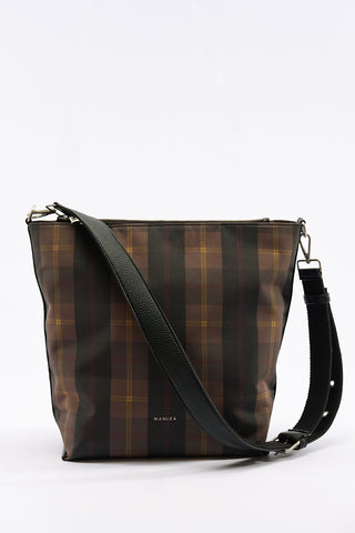 Checked London Oversized Tote Bag Black