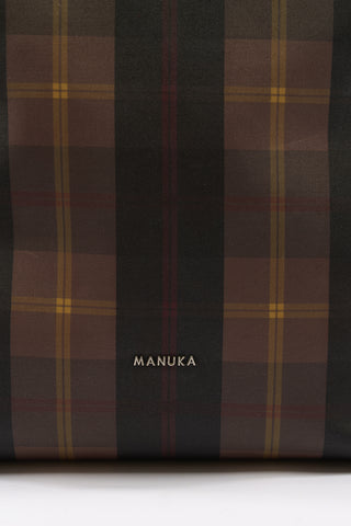 Checked London Oversized Tote Bag Black