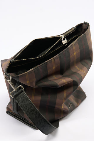 Checked London Oversized Tote Bag Black