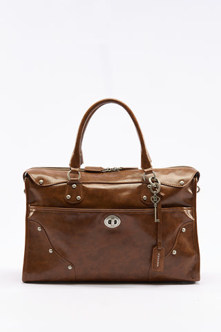 Chelsea Large Buckle Bag Camel
