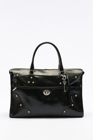 Chelsea Large Buckle Bag Black