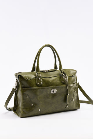 Chelsea Large Buckle Bag Khaki