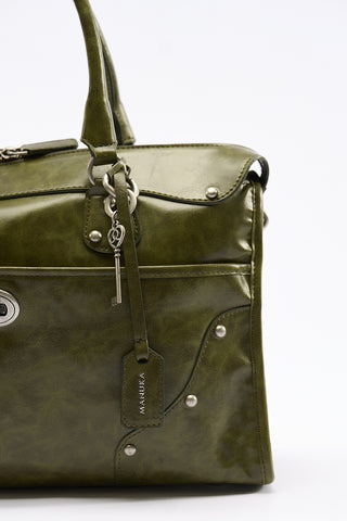 Chelsea Large Buckle Bag Khaki