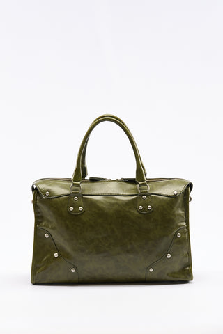 Chelsea Large Buckle Bag Khaki