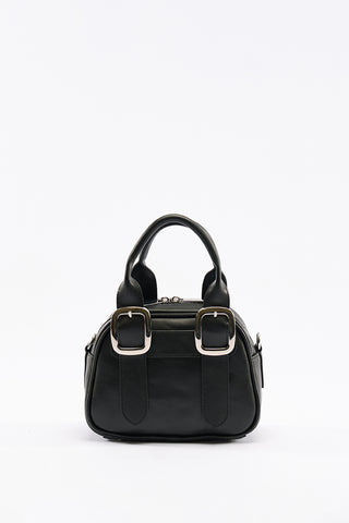 Tabby Medium Buckle Bag Black