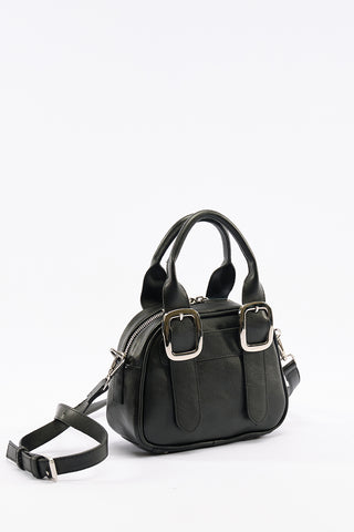 Tabby Medium Buckle Bag Black