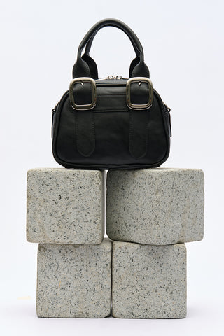 Tabby Medium Buckle Bag Black
