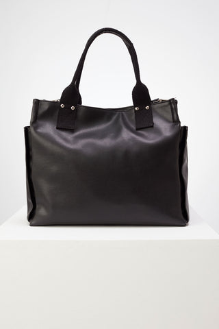 Everyday Faux Leather Bag Black