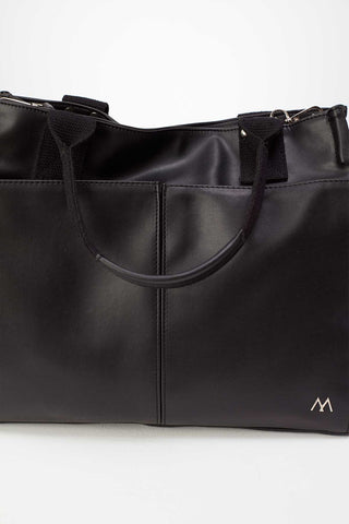 Everyday Faux Leather Bag Black