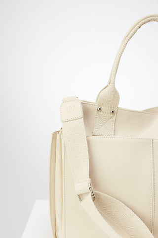 Everyday Leather Bag Beige