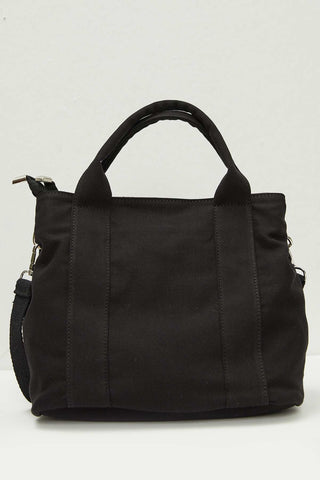 Two Compartment Tote Bag Black