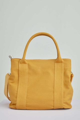 Two Compartment Tote Bag Mustard