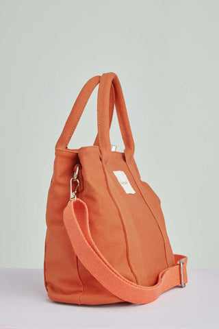 Two Compartment Tote Bag Orange