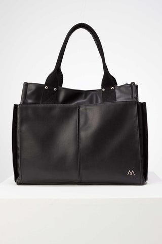 Everyday Faux Leather Bag Black