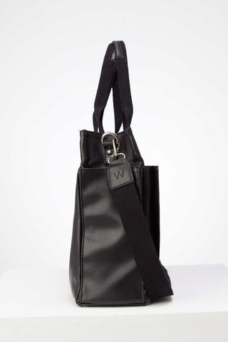Everyday Faux Leather Bag Black