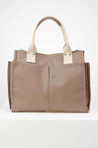 Everyday Faux Leather Bag Mink