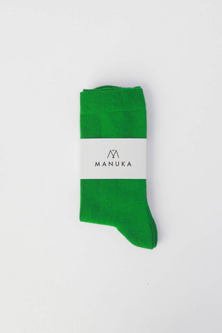 Basic Socket Socks Green