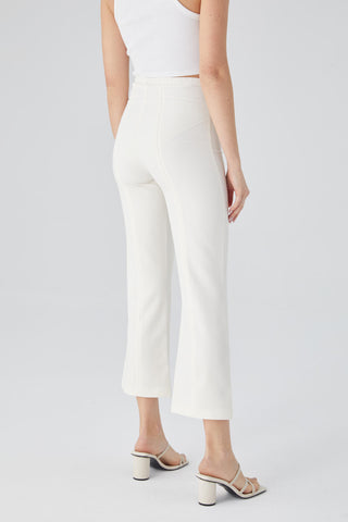 Flare Trousers Ecru
