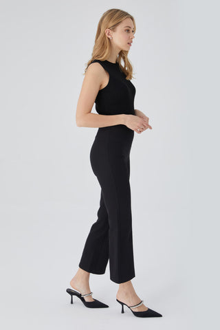 Flare Trousers Black