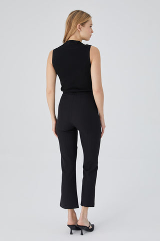 Flare Trousers Black