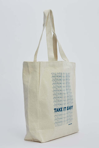 Printed Canvas Bag Take It Easy